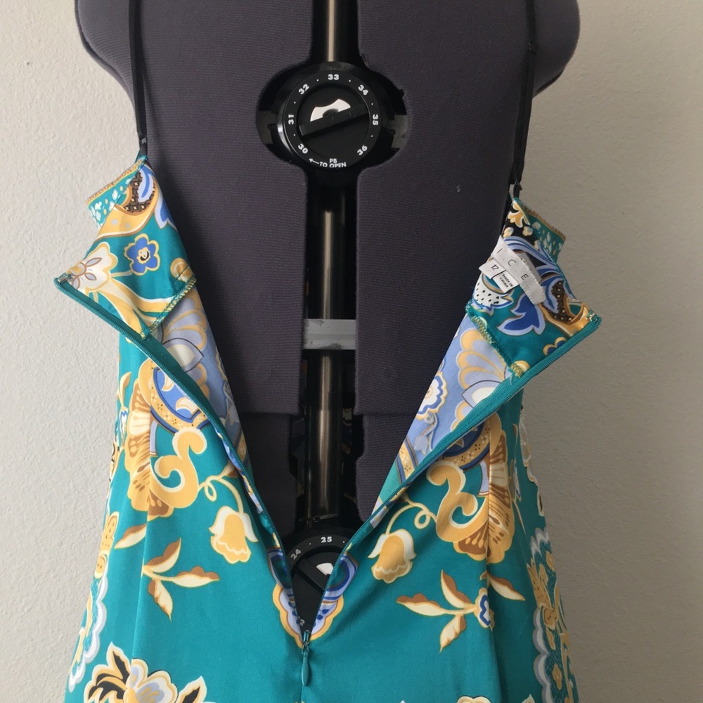 Vintage Art Deco Satin Mini Dress - Picture 11 of 13